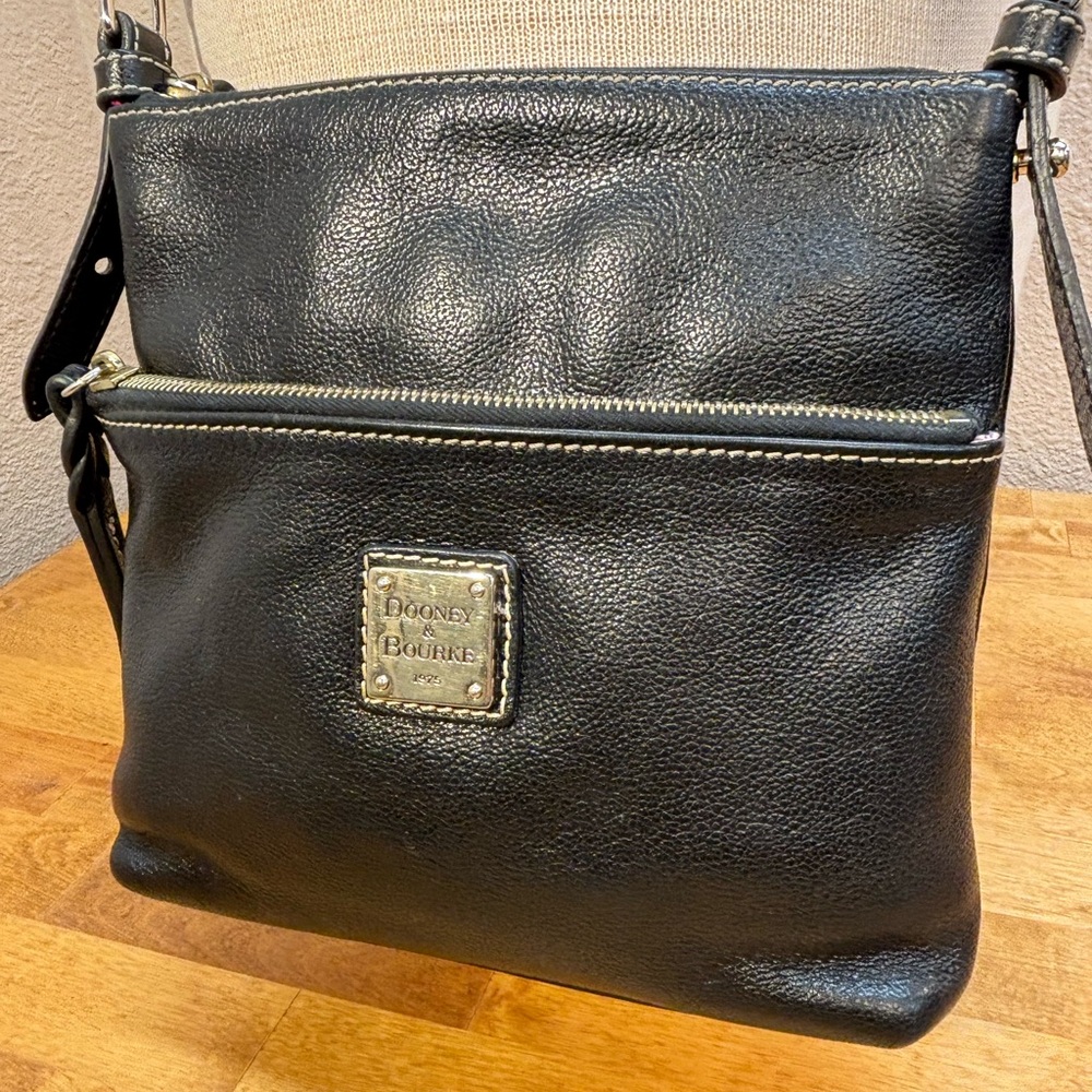 Dooney & Bourke Black Leather Crossbody Bag